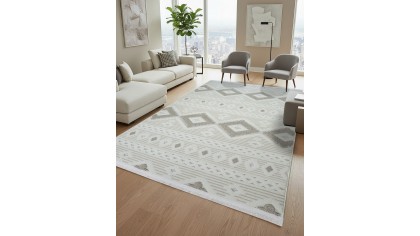 MODERN DOKUMA HALI 3550KAHVE