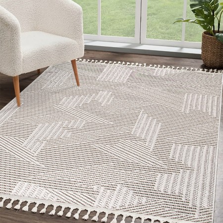 MODERN DOKUMA HALI 7000KREM